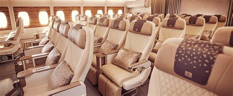 Premium Economy cabin .